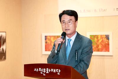 제33회 한국미술협회 사천시지부 정기전 오픈식01